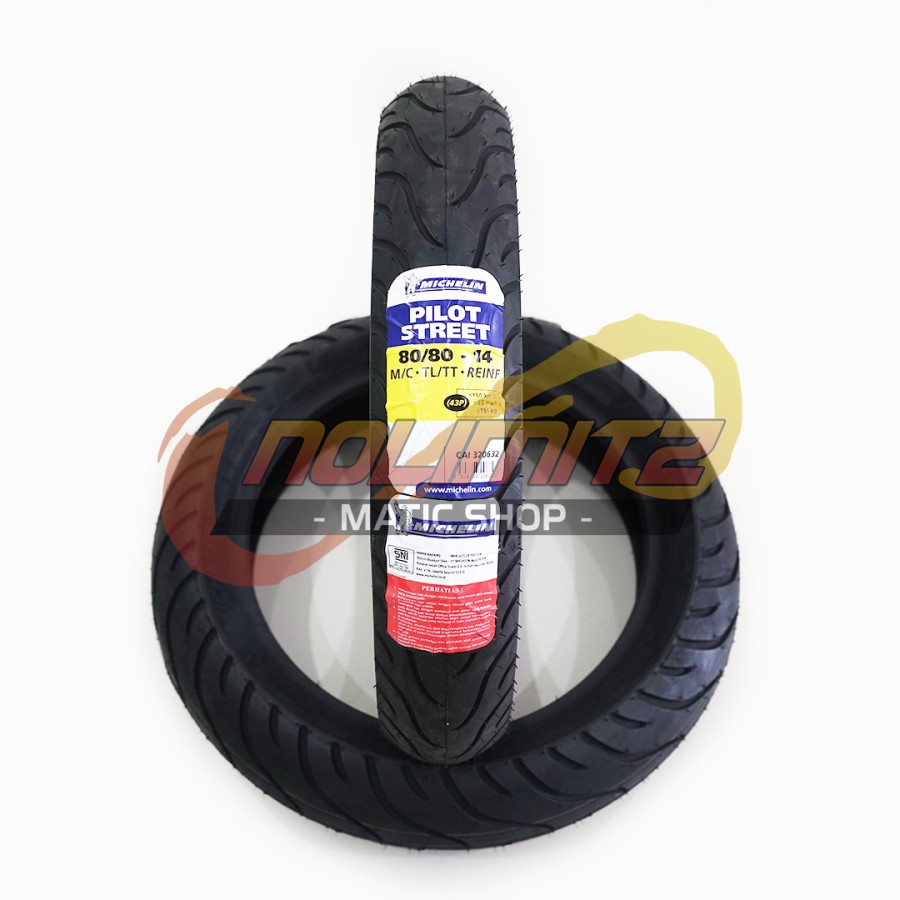 Ban Motor Tubeless Michelin Pilot Street 80/80 - 14 Vario Beat Scoopy