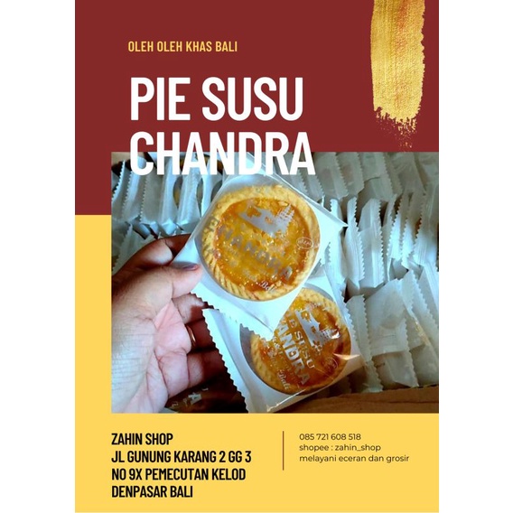 PIE SUSU CANDRA // ISI 50biji - 60 biji // Free Box Polos