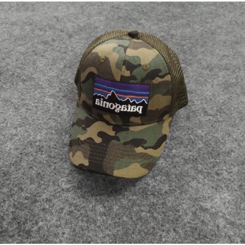 Topi Trucker Patagonia Cap Outdoor Hiking Gunung Impor