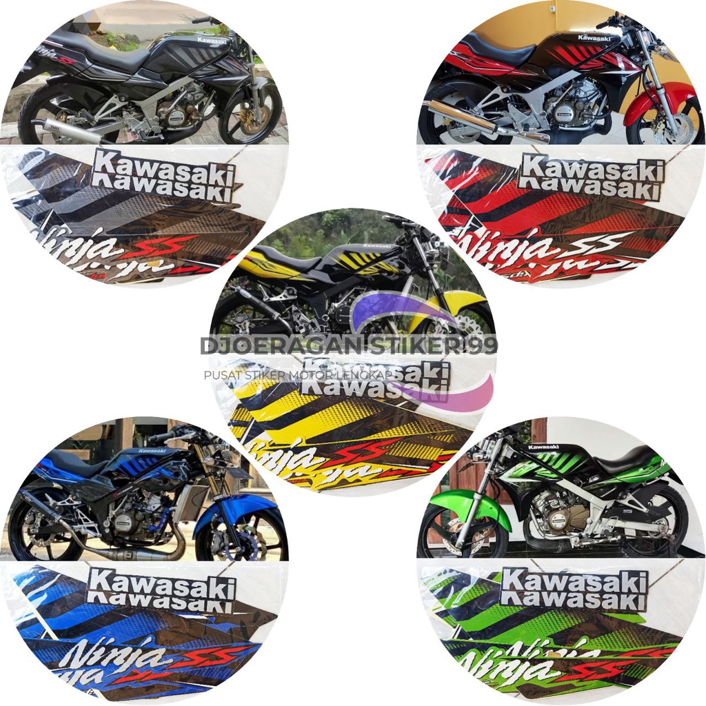 Stiker Striping Ninja SS 2014 2015 / Polet Stiker Lis Body Ninja SS 2014 / Stiker Standar Kawasaki N
