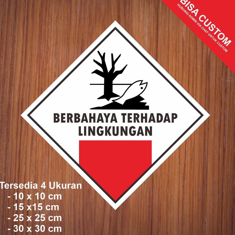 

TOP PRODUCT Sticker Label Tanda Simbol Limbah B3 Stiker Bahan Berbahaya dan Beracun STIKER HAZMAT 2279 ご