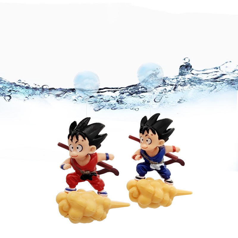 Mainan Action Figure Model Anime Dragon Ball Z Son Goku on Somersault Clouds Bahan PVC Untuk Dekorasi Akuarium