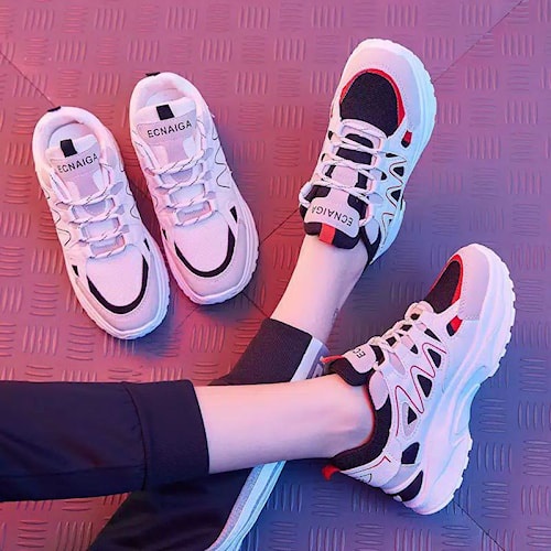 Sepatu sneakers Wanita gy korea TRACK 44 BG-701