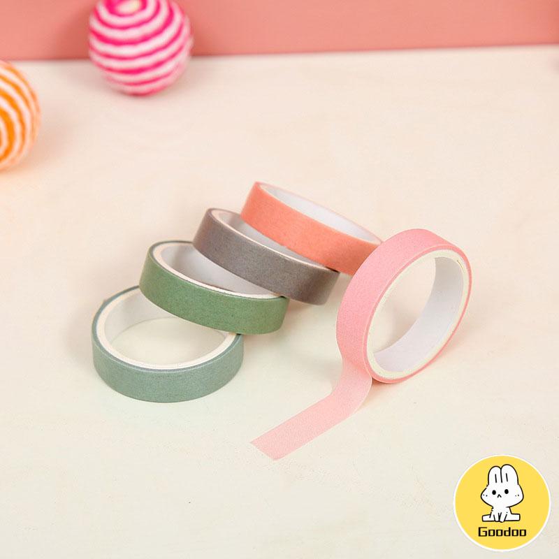 5pcs/Set Stiker Kertasselotip Washi Gambar Pohon Bunga Untuk Dekorasi-Scrap book buku Diary DIY Dekorasi -Doo