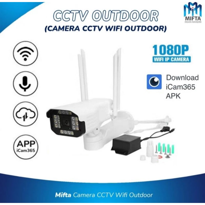 CCTV OUTDOOR / KAMERA CCTV / IP CAMERA CCTV WIFI OUTDOOR / CCTV WIFI