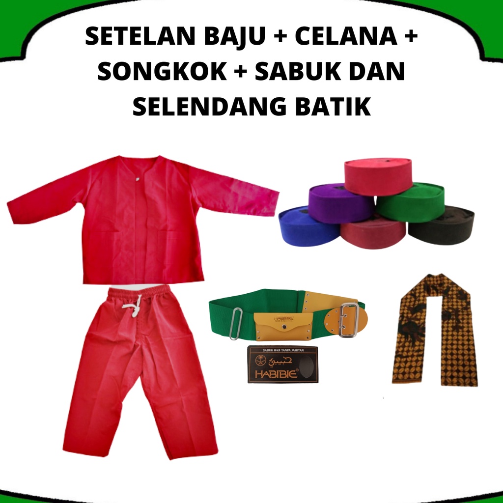 SETELAN BAJU PANGSI ANAK SAMPAI DEWASA I BAJU PANGSI BETAWI PAKET LENGKAP