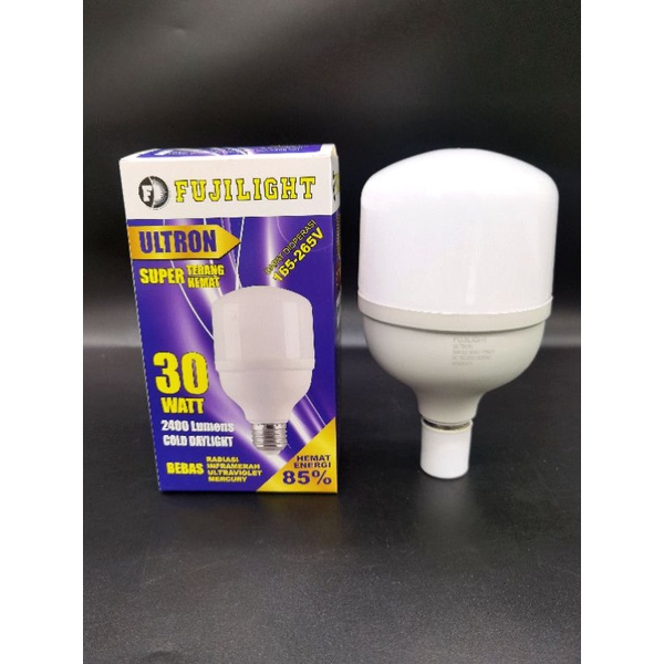 Lampu Led 30w FUJILIGHT ULTRON, warna bolam putih 6500K,garansi 1 tahun, model capsul