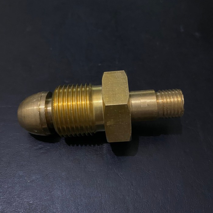 Nepel Tabung Oxygen/Oksigen - drat 1/4"