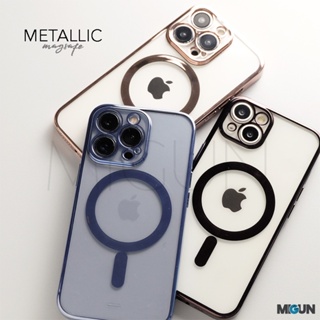 New! (1) Metallic Magsafe - Fullcover Softcase for iPhone 11 11PRO 11PROMAX 12 13 MINI PRO PROMAX XR XSMAX