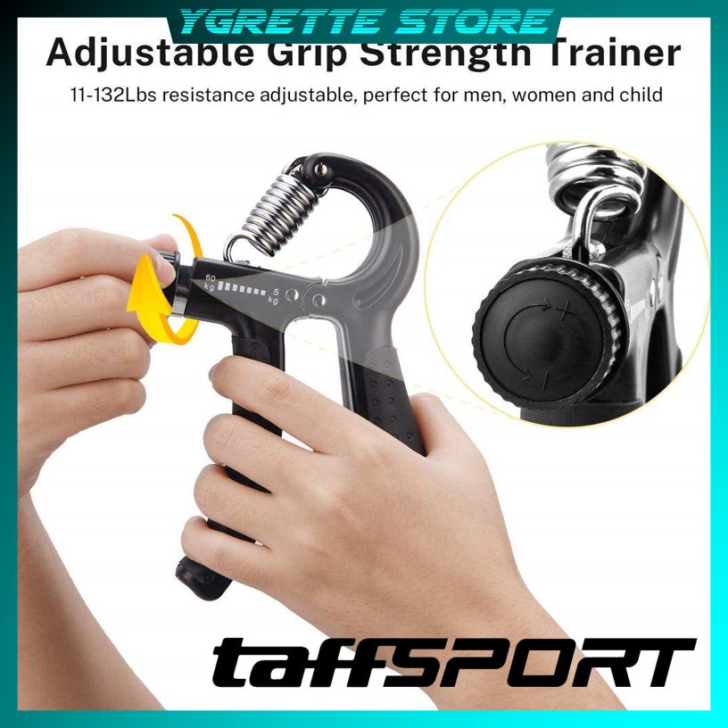 YGRETTE - ALAT LATIHAN TANGAN TaffSPORT Adjustable Hand Grip Olahraga Genggaman fitness gym