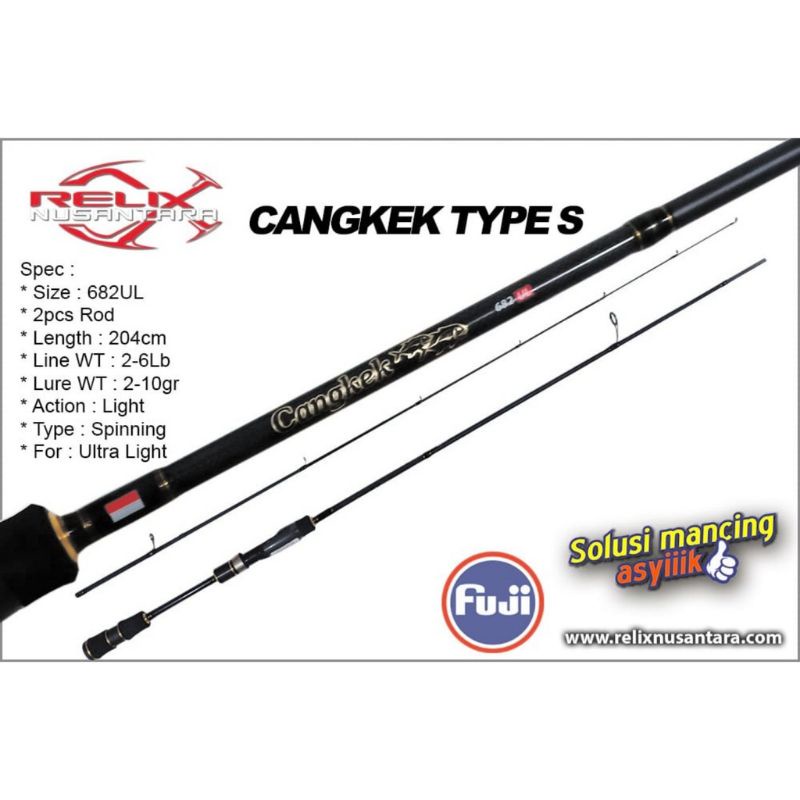 (COD) Joran Relix Nusantara Cangkek Gen-S 682UL