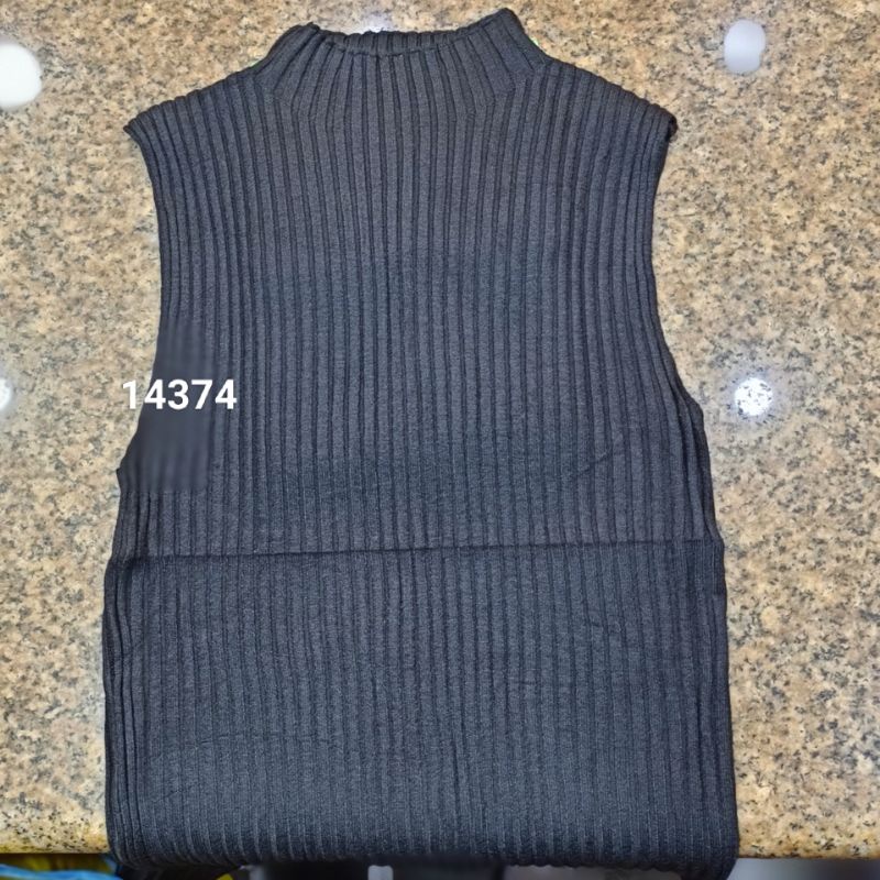 INNER TANPA LENGAN RAJUT PREMIUM TURTLUNECK IMPORT