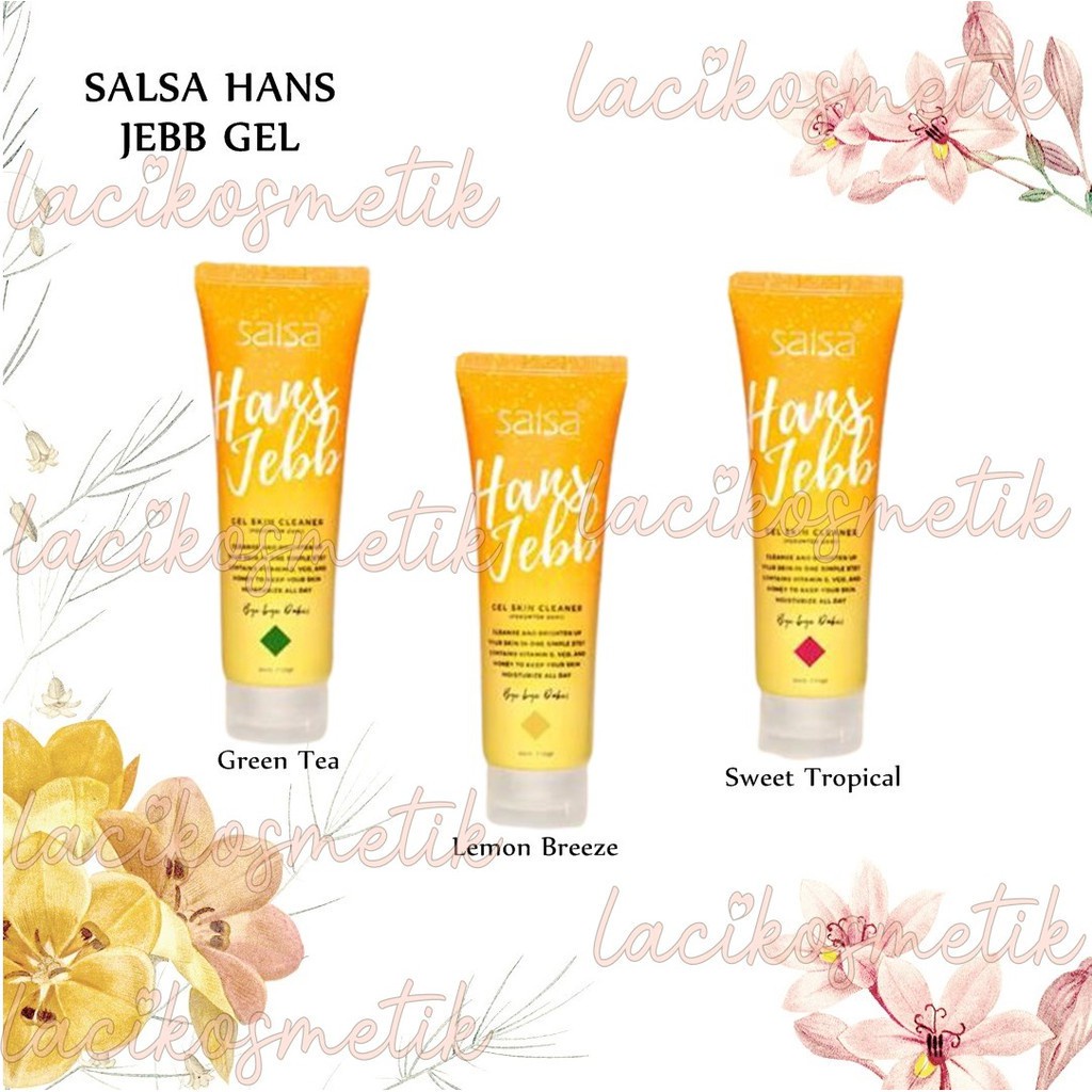 ✨LACIKOSME✨ SALSA HANS JEBB GEL SKIN CLEANSER PERONTOK DAKI - LULUR TANPA BILAS