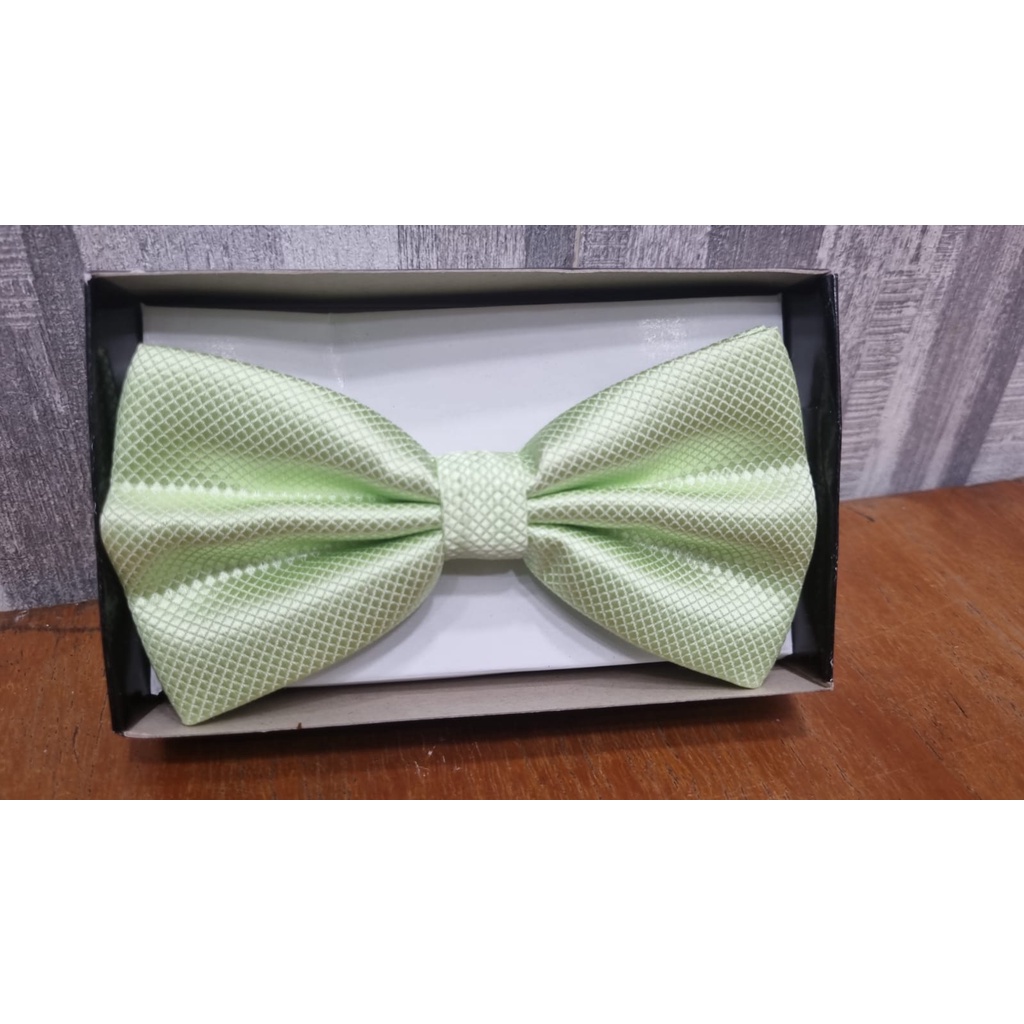Dasi Kupu Kupu Pria Bowtie Tebal Motif Banyak Warna Premium