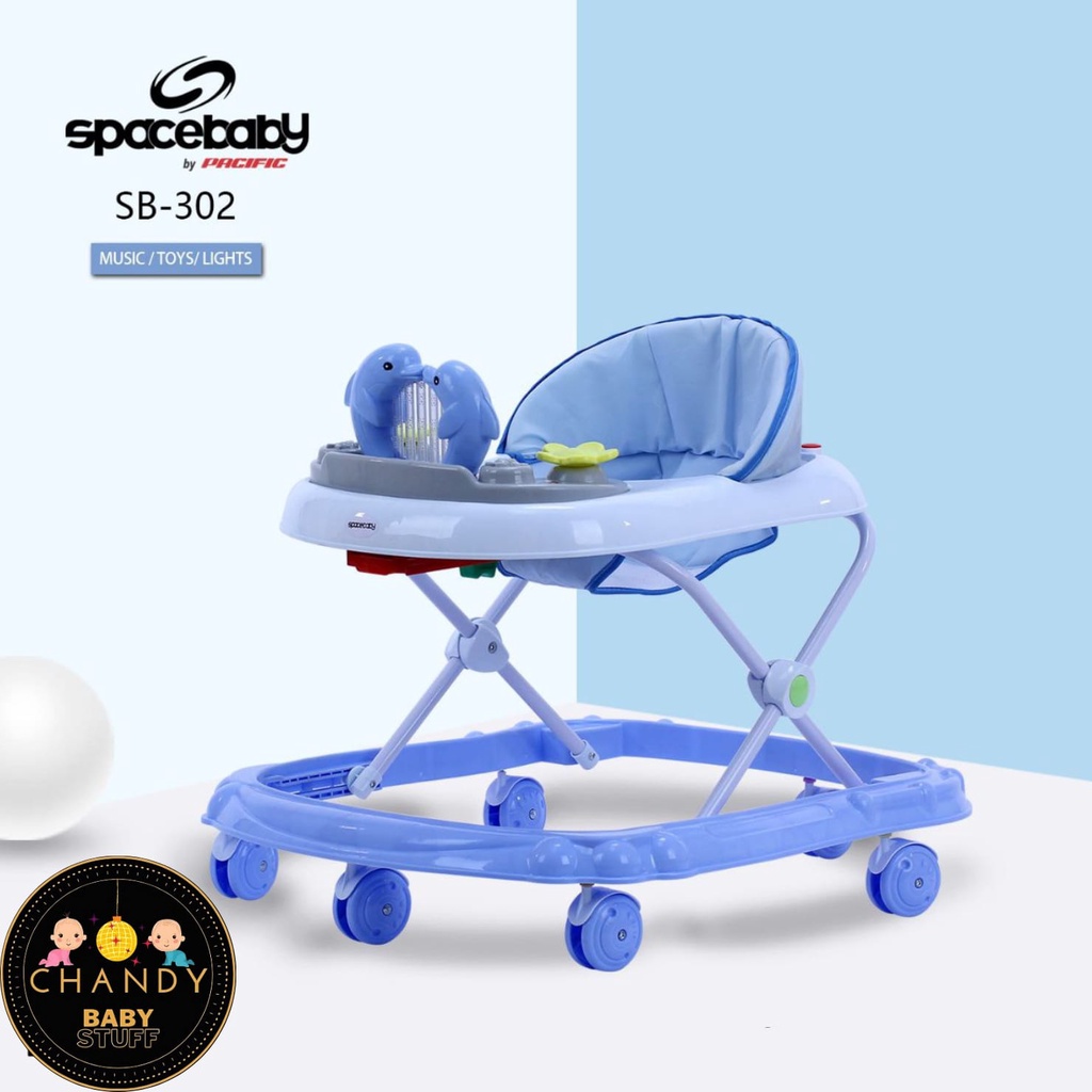 BABY WALKER SPACE BABY SB 302 APOLLO MAINAN LUMBA LUMBA ADA MUSIK DAN LAMPU