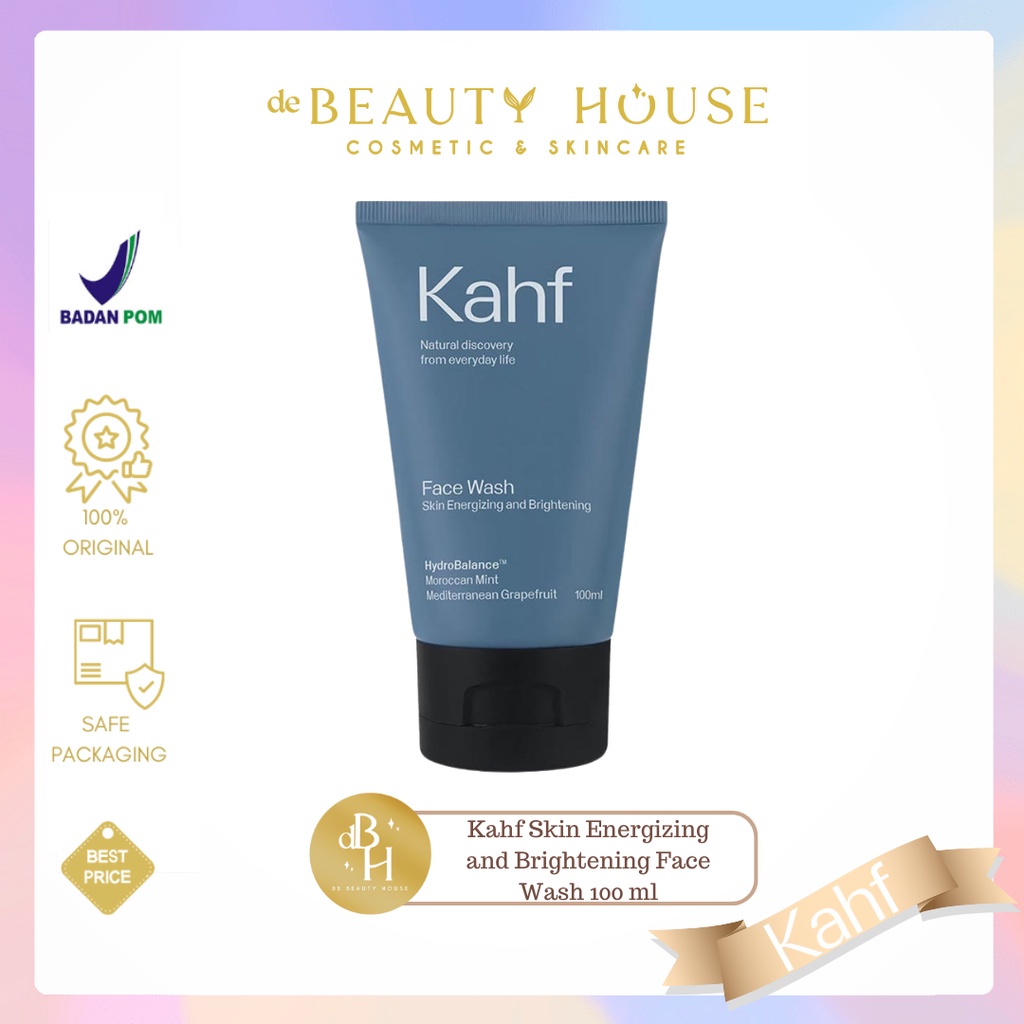 Jual KAHF Skin Energizing and Brightening Face Wash 100 ml Shopee