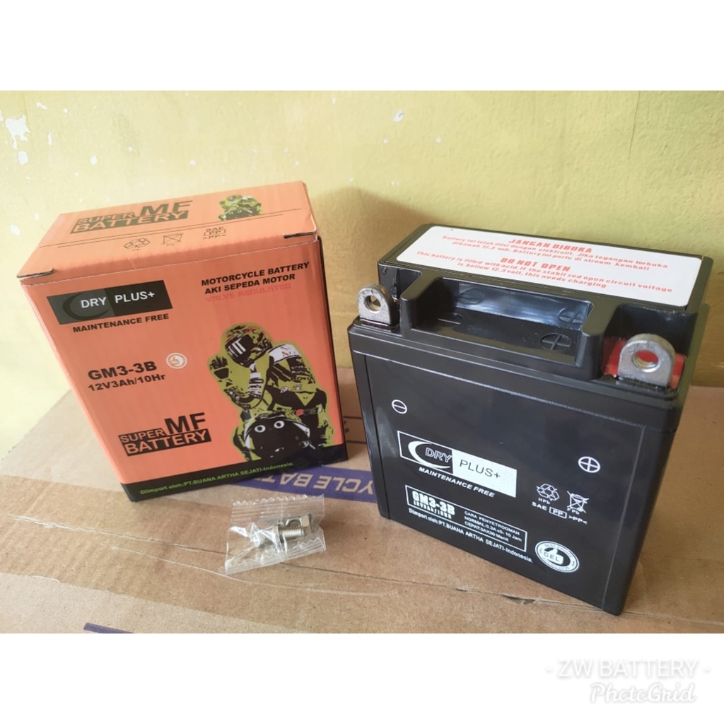 AKI MOTOR SATRIA HIU 2 TAK, NINJA 150R 2 TAK GM3-3B / MTX3L DRYPLUS GEL