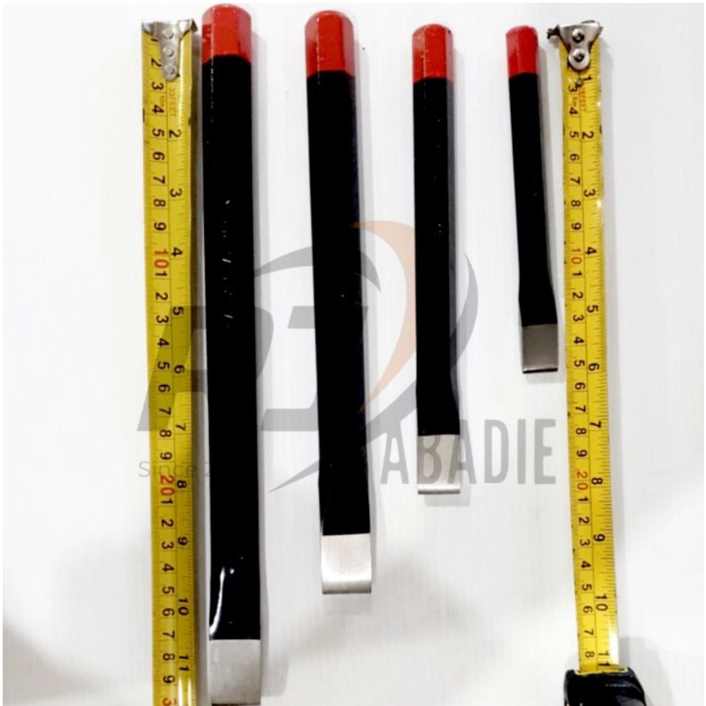 Pahat Betel Batu Beton Tembok Baja GG Besi Cold Chisel Cap TJAP MATA 10 inch