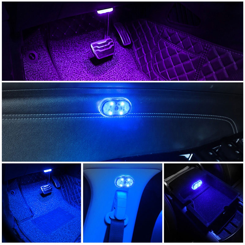 Lampu Baca LED Mini USB Rechargeable Untuk Interior Atap Mobil