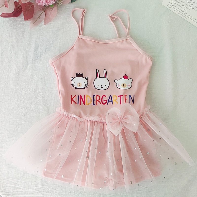 NEW Baju renang anak motif Kindergarten dengan tutu premium