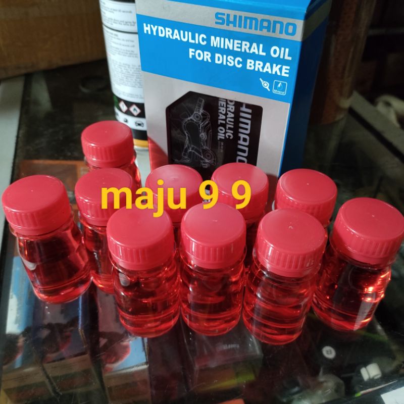 Mineral Oil Hydraulic Shimano 50ml Minyak Rem Sepeda Shimano Original