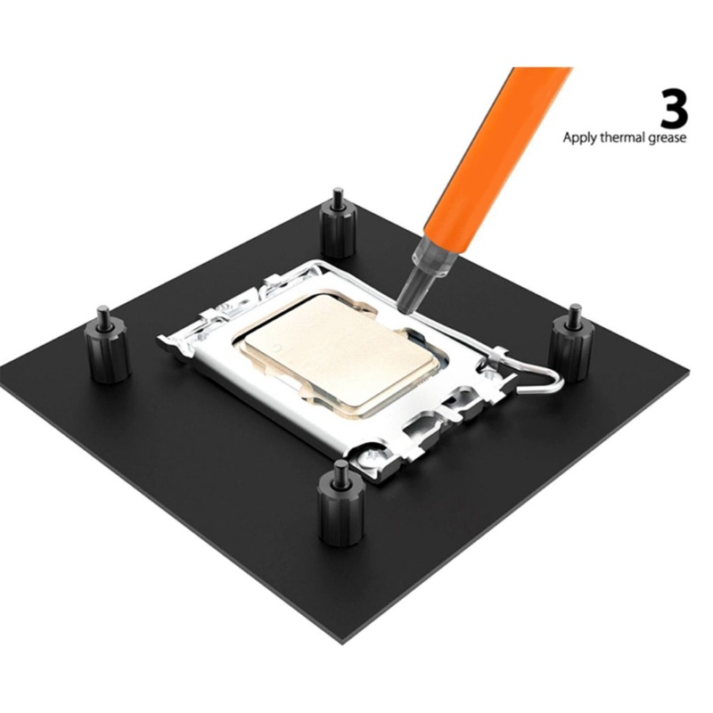 Bt Kit Mounting Metal Untuk Pendingin CPU Nyala Untuk Platform LGA1700 /1200/115X (Hitam)