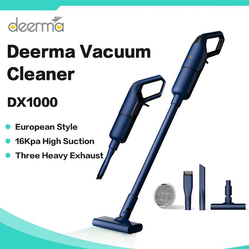 Deerma DX1000 Handheld Vacuum Cleaner 16kPa - Alat Penghisap Debu