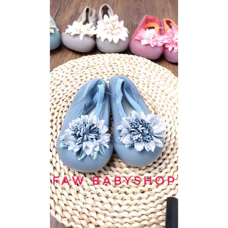 CARTER LOVE SKIDDER BIG FLOWER GIRL NOMOR 19-23 ( 6 BULAN -3 TAHUN) / Skidders Sepatu Prewalker Shoes Sepatu Bayi Alas Karet Skidder bayi anak perempuan skider bayi anak perempuan girl prewalker bayi anak perempuan