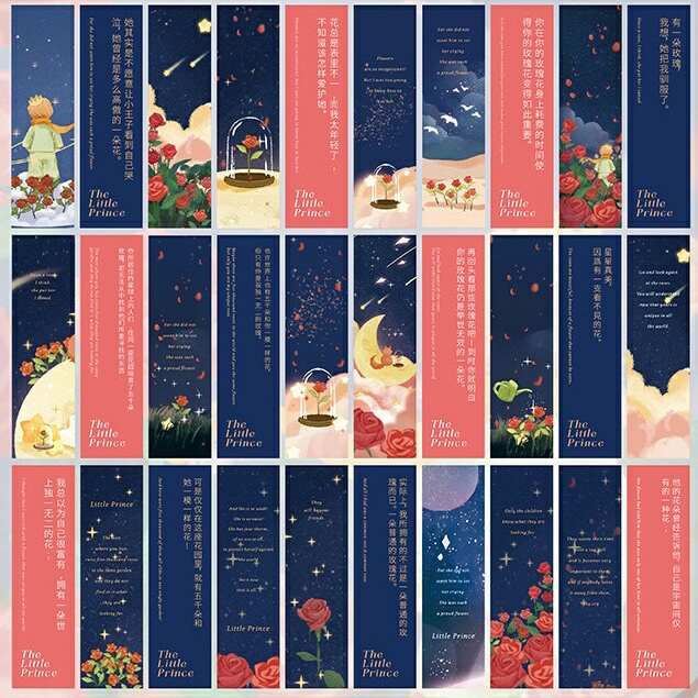 

Pembatas Buku / Bookmark The Little Prince: Rose