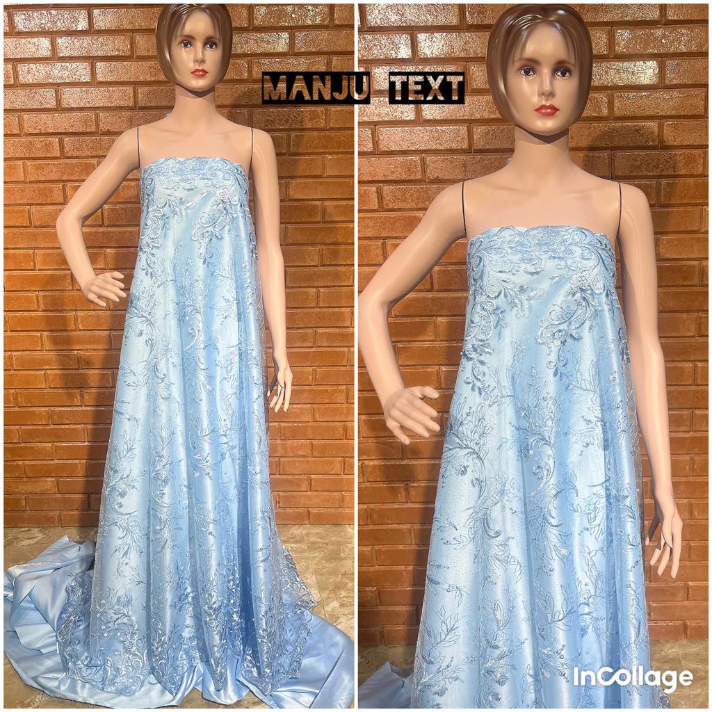 Kain tile Tulle brokat brukat mutiara /cocok untuk dress,gaun,seragaman,atasan kebaya,dll /TERBARU