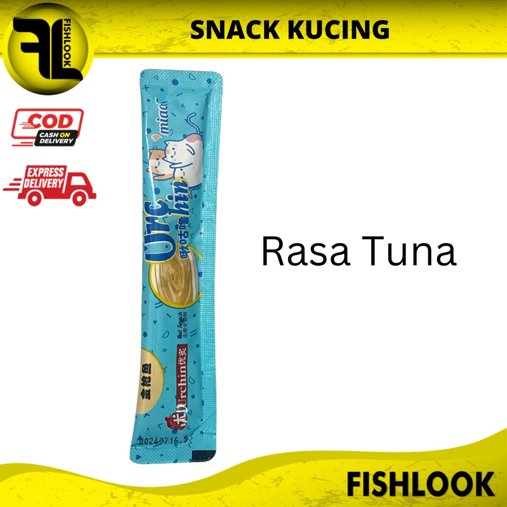 Snack Hewan Peliharaan cat Strip 15g/strip kuing kecil dan kucing besar snack pengemukan kucing pelengkapa hewan peliharaan