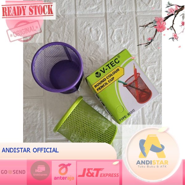 

PENCIL CUP /TEMPAT PENSIL V TEC BULAT