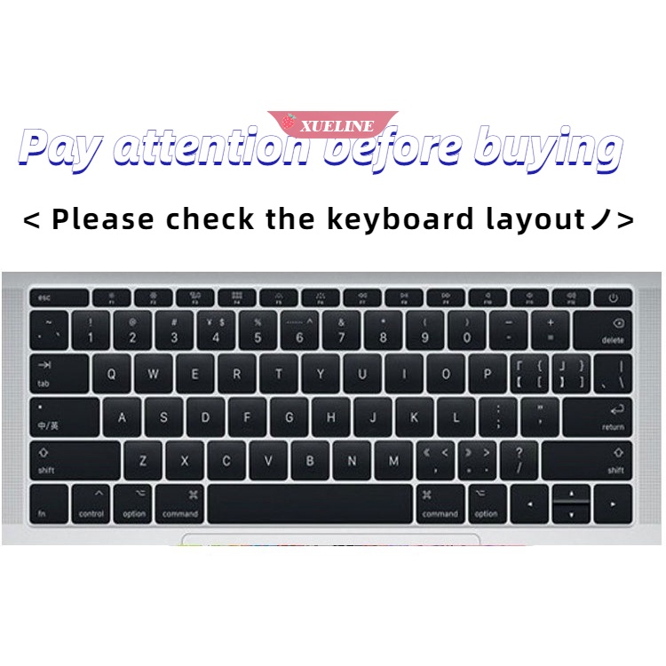 Cover Pelindung Keyboard Bahan Silikon Untuk MacBook Seri ZXL