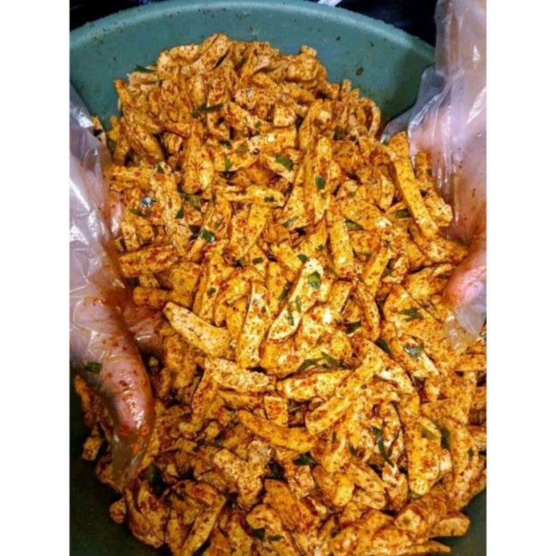 

BASRENG PEDAS DAUN JERUK KHUSUS 12 POUCH (isi per pouch 100g)