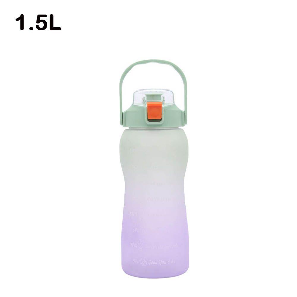 R-FLOWER Water Bottle Gym Botol Olahraga Motivasi Extra Besar