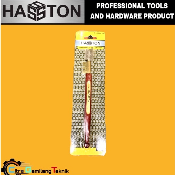 Hasston diamond glass cutter/ pemotong kaca diamond