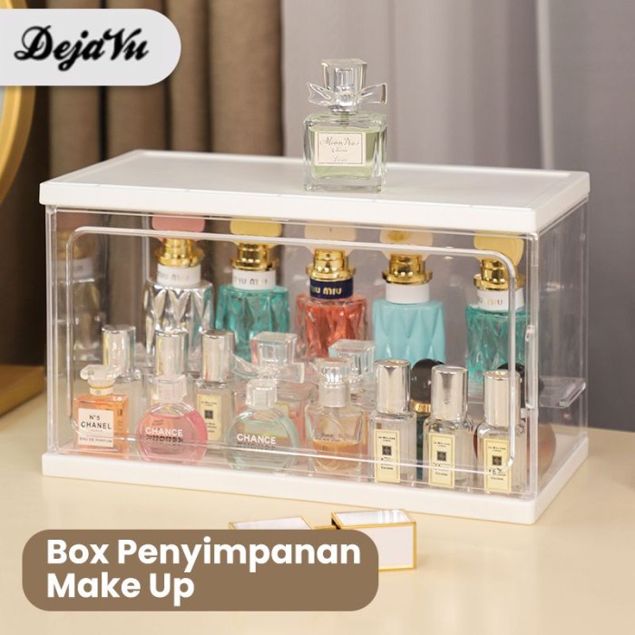 DEJAVU RAK ACRYLIC KOTAK PENYIMPANAN PARFUM RAK KOSMETIK MAKEUP HRM318