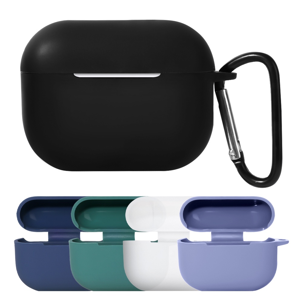 Casing Soft Case Silikon Matte Warna Polos Anti Air Untuk Airpods Pro 2