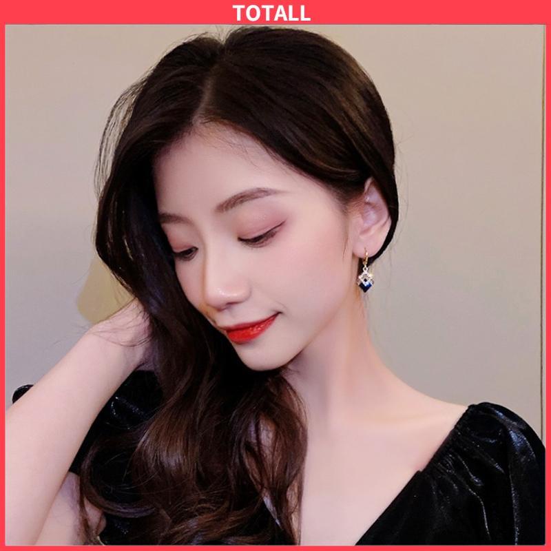COD Rhombus bentuk minyak Drop anting-anting modis anting-anting High-end-Totall