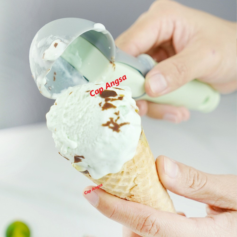 SENDOK ES KRIM ADONAN KUE BUAH CETAK BAKSO ICE CREAM SCOOP SEKOP FROZEN YOGURT SPOON DIAMETER 5cm