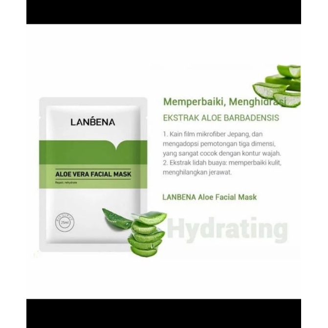 PROMO Sheet Mask LANBENA ALOE VERA FACIAL MASK