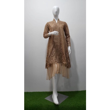 Kebaya Long Tunik Floy Kartini Busui Tutu / Kebaya Wisuda Modern / Kebaya Kondangan Elegant / Kebaya Pesta Mewah / Kebaya Seragam Modern / Kebaya Tunik Busui Modern