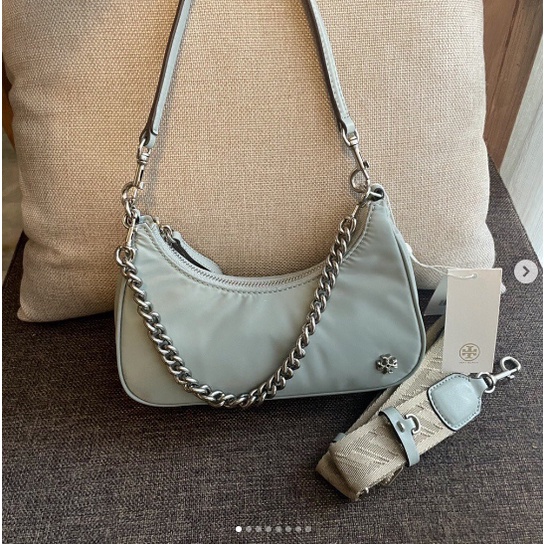 TB Mercer nylon small shoulder bag Mercer small crescent bag