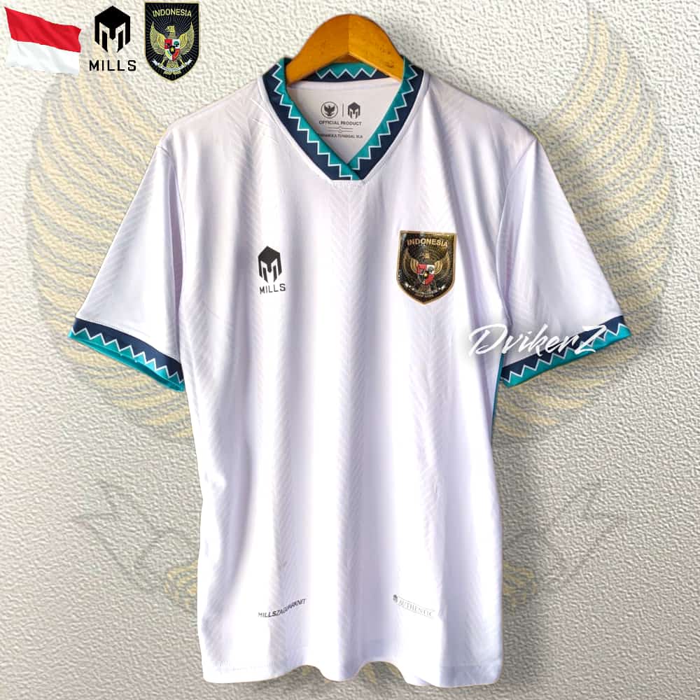 Jersey timnas indonesia terbaru logo timbul grad3 or1 2022