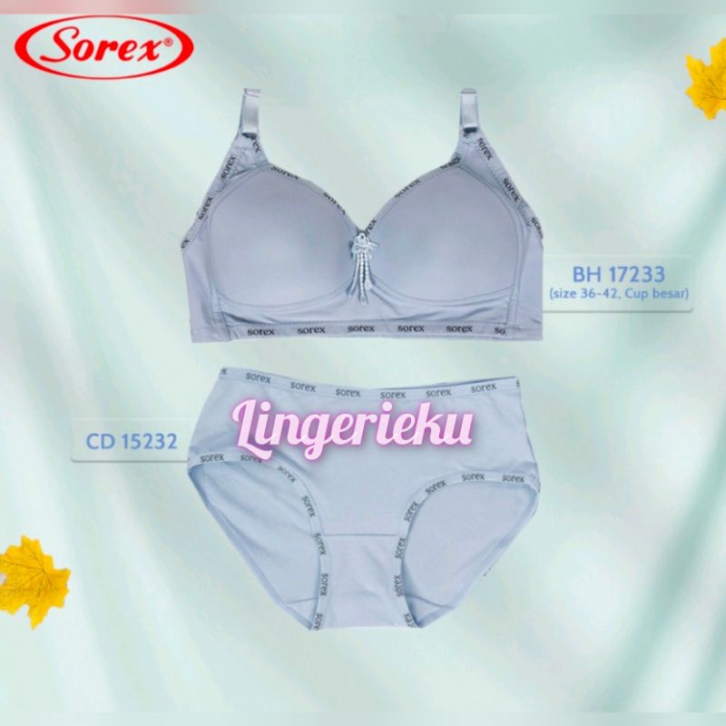 Sorex 17233 BH Bra Busa Wanita Tanpa Kawat Kait 3 Setara Cup C