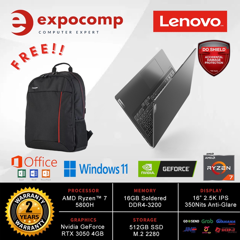 LENOVO IDEAPAD SLIM 5 PRO IP 5PRO-16ACH6 L0ID STORM GREY AMD R7-5800
