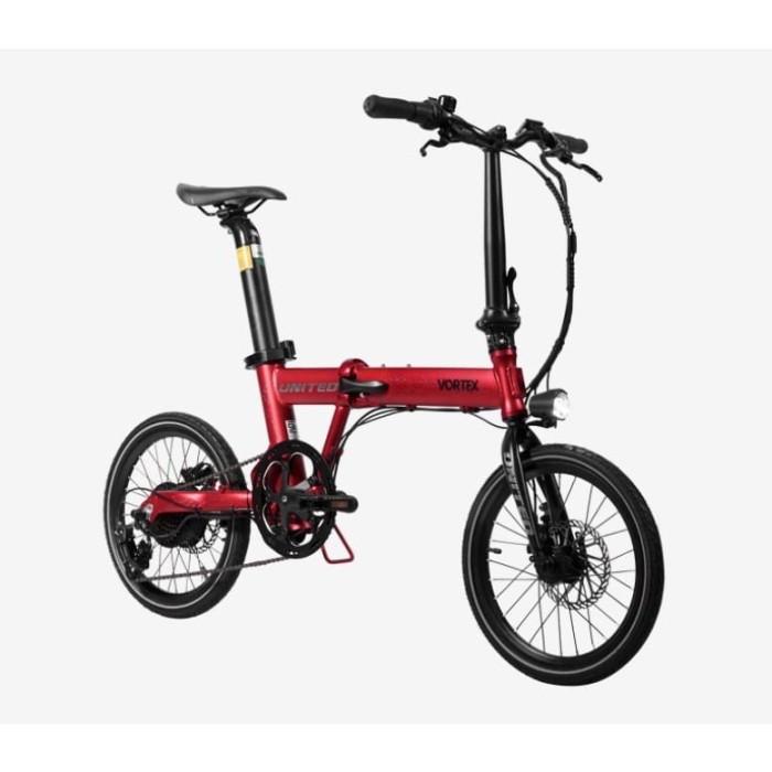 Sepeda Lipat E Bike United Vortex Electric Listrik 16 Inch 12