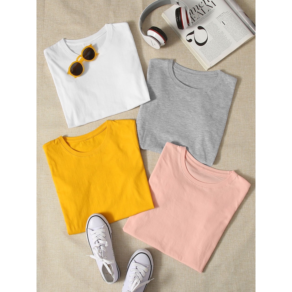 [ ORIGINAL DISTRO ] Kaos Polos Katun Bambu 30S / Kaos Polos Cotton Bamboo