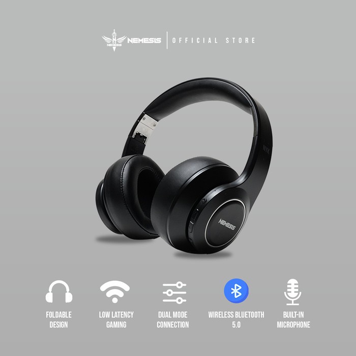 Headset Gaming Bluetooth LOW LATENCY NYK NEMESIS X900 LITE SINISTER