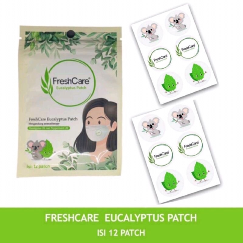 Stiker Masker Freshcare Eucalyptus Aromatherapy Ekaliptus Oil Stiker Fresh Care